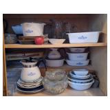 Corning Ware, Cut Glass, Hull Pie Pans