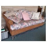 Capris Furniture Wicker Set, Side Table