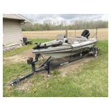 2001 Nitro 640 LX Boat and Trailer
