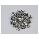 Vintage Eisenberg Sterling & Crystal Brooch