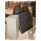Card Table, Cosco Folding Chairs, Acorn Cabinet