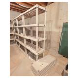 (3) Sterilite 5 Tier Shelving Units, Extra Shelves