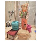 Fall Scarecrow Decor, Picnic Basket, Bed Tray