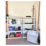 Sterilite Shelving, Suncast Hose Storage, Boots