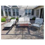 4 Piece Wrought Iron Patio Set