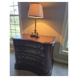 Hooker Furniture 2 Drawer File Chest, Table Lamp