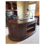Hooker Furniture Executive Kidney Shaped Desk