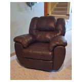 Faux Leather Reclining Chair