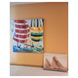Large Sailboat Painting, Sailboats Print Wall Art