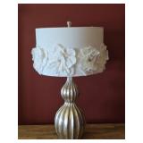 2 Faux Gold Resin Lamps, 2 Candlestick Lamps