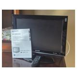 Sharp 19in LCD TV w/ Remote