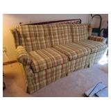 Vintage Hide A Bed Couch, Area Rug