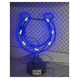 Indianapolis Colts Neon Electric Table Lamp