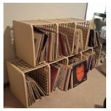 Vintage Vinyl Record Albums, Plastic Storage