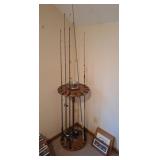 Fishing Pole Holder, Poles, Art