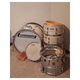 Ludwig Drums: Bass, Snares, Toms, Floor Tom
