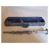 Vintage Pedler Silver-Plated Clarinet & Case