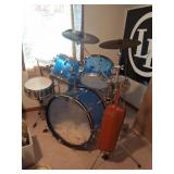 Ludwig Drum Set, Pearl & Rogers Snare Drums