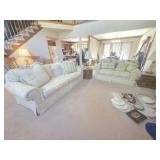 Sofa, Loveseat, End Table, Table Lamp