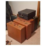 Empty Accordion and Drum Cases
