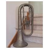 Vintage Cavalier Silver-Plated Brass Baritone