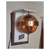 Vintage Schlitz Beer Rotating Globe Sign