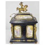 19th Century Viennese Enameled Jewelry Box & More