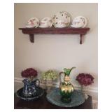 Pitcher and Basin, Pottery, Teacups and Saucers