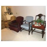 Floral Wall Art, Arm Chairs, Upholstered Chairs