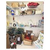Christmas, Baskets, Florals, Cot, Laundry Basket