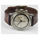 Vintage Lemania Chronograph Military Aviator Watch
