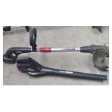 Craftsman Trimmer & Blower, Charger, Batteries