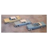 3 Vintage Dealer Friction Promo Cars