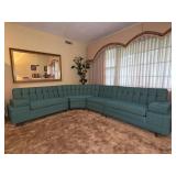 Vintage MCM Style Leader by Gaines Sectional Sofa