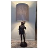 Bois Guilbert Medieval Sculpture Lamp