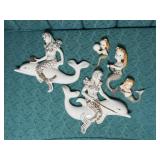 Ceramic Mermaid Wall Decor