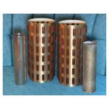 Pair of MCM Wall Sconces-Hardwired