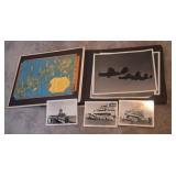 Vintage Photo Album with Military Ephemera