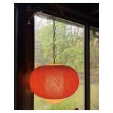 Mid-Century Modern Spun Fiberglass Swag Light