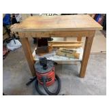 Work Bench, Bits, Vintage Box, Genie Shop Vac