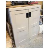Suncast Resin Cabinet, Craftsman Jointer/Planer