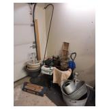 Gorilla Dump Cart, Planters, Hedge Trimmers
