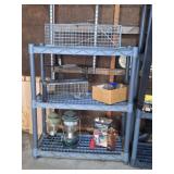Coleman Lanterns, Live Traps, Shelving Unit