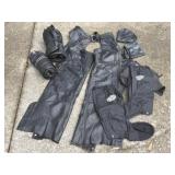 Harley-Davidson Leather Chaps, Rain Gaiters