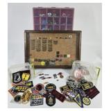 Pins, Patches & Buttons: Motorcycle & Military