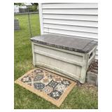 Suncast Deck Box, Hose Reel, Trash Can
