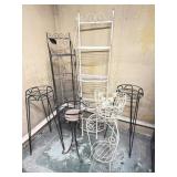 Metal Plant Shelves and Plant Stands