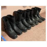 4 Pairs of Mens Boots: Harley-Davidson, Dingo