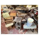 4 Tiered Shelf, Chairs, Magazine Rack, Wall Shelf