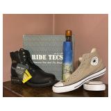New Ride Tecs Boots, Converse, Umbrella